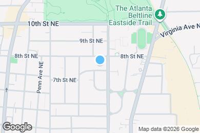 Map image of the property - 420 7th St NE