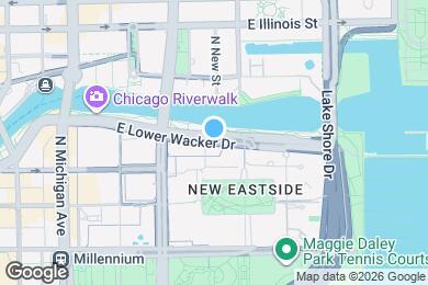 Map image of the property - 351 E Wacker Dr