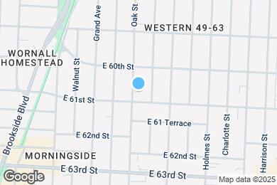 Map image of the property - 6035 Oak St