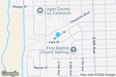Map image of the property - 837 Denver St