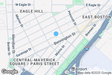Map image of the property - 231 Saratoga St