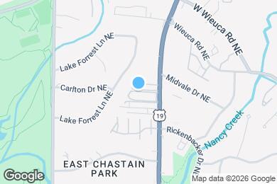 Map image of the property - 4282 Roswell Rd NE