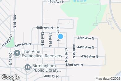 Map image of the property - 4421 43rd St N