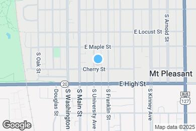 Map image of the property - 621 S University Ave