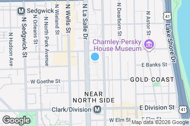 Map image of the property - 1360 N Sandburg Terrace