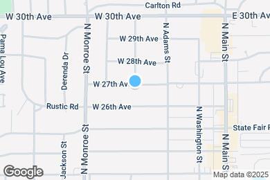 Map image of the property - 301 W 27th Ave