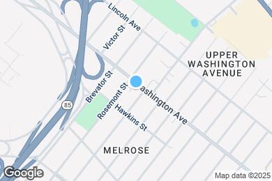 Map image of the property - 1064 Washington Ave