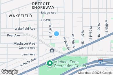 Map image of the property - 6005 Pear Ave