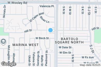Map image of the property - 1321 S Ventura Rd