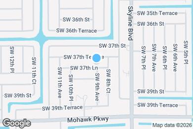 Map image of the property - 845 SW 37th Ln