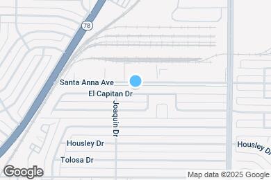 Map image of the property - 2403 El Capitan Dr