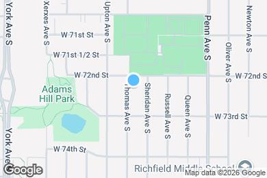 Map image of the property - 7215 Thomas Ave S