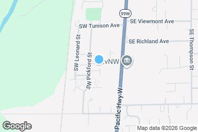 Map image of the property - 2555 SW Pickford St