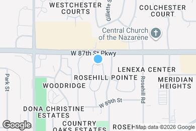 Map image of the property - 13111 W 88th Ct