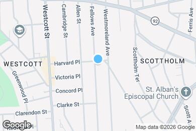 Map image of the property - 205 Fellows Ave