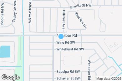 Map image of the property - 1275 Wing Rd SW