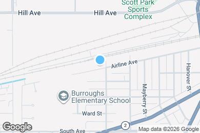 Map image of the property - 2314 Airline Ave