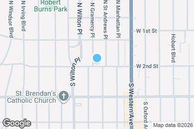 Map image of the property - Chateau Los Feliz