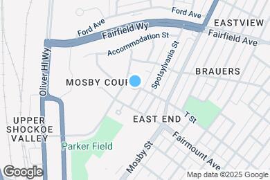 Map image of the property - 1418 Bryan St