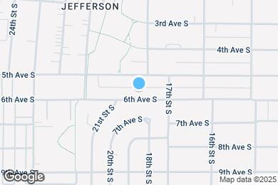 Map image of the property - 1801 6th Ave S