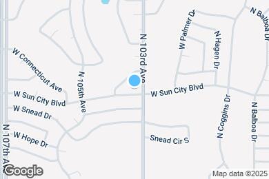 Map image of the property - 10308 W Sun City Blvd