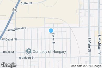 Map image of the property - 1621 S Taylor St