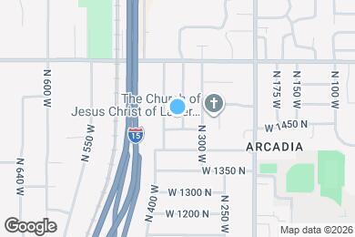 Map image of the property - 1457 N 350 W