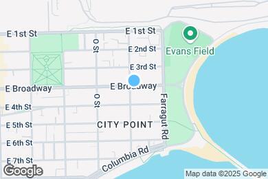 Map image of the property - 925 E Broadway