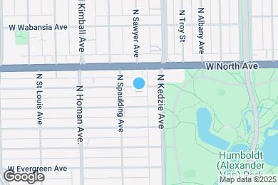 Map image of the property - 3233 W Pierce Ave