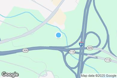 Map image of the property - Furnished Studio-Wilkes-Barre - Hwy. 315