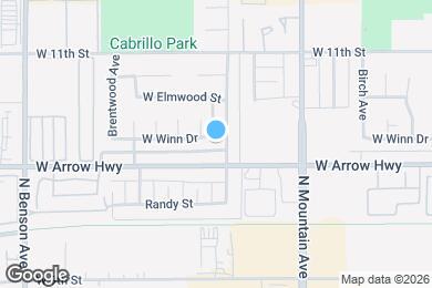 Map image of the property - 1324 W Winn Dr