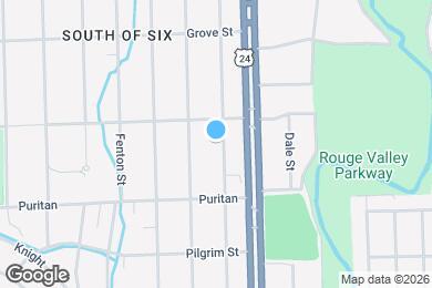 Map image of the property - 16207 Woodbine St