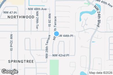 Map image of the property - 2725 NW 44th Pl