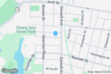 Map image of the property - 21 Pond St