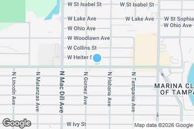 Map image of the property - 2913 W Tampa Bay Blvd