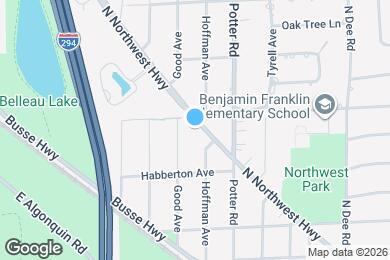 Map image of the property - 1336 N Northwest Hwy