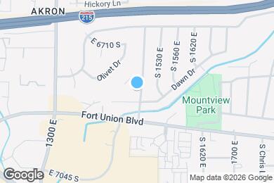 Map image of the property - 6836 S 1495 E