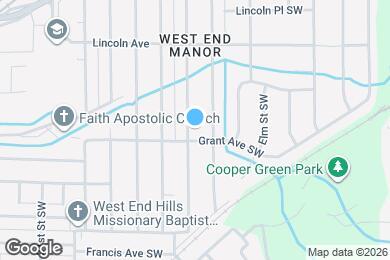 Map image of the property - 1537 18th St SW