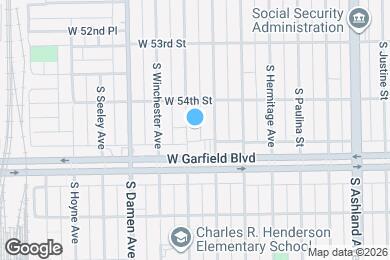 Map image of the property - 5431 S Wolcott Ave