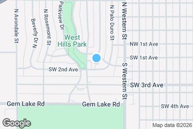 Map image of the property - 4224 SW 2nd Ave