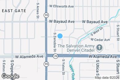 Map image of the property - 217 S Yates St