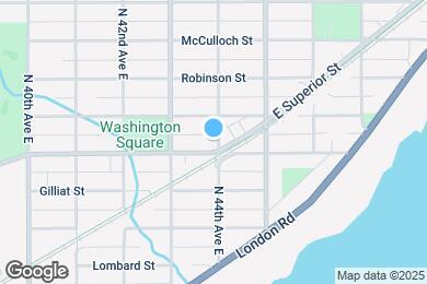 Map image of the property - 4331 E Superior St