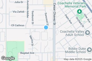 Map image of the property - Las Flores Coachella