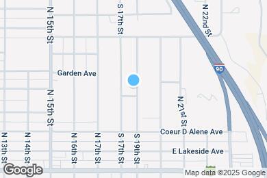 Map image of the property - 423 N 19th St
