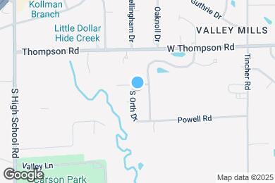 Map image of the property - 5123 S Orth Dr