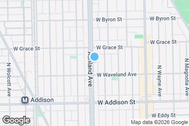Map image of the property - 3727 N Ashland Ave