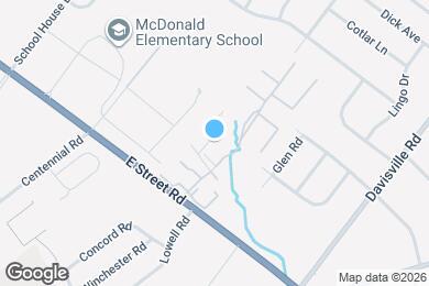 Map image of the property - The Glen at Bucks Apartments and Townhomes