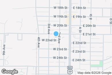 Map image of the property - 308 W 21st St