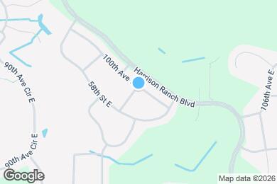 Map image of the property - 5845 100th Ave E