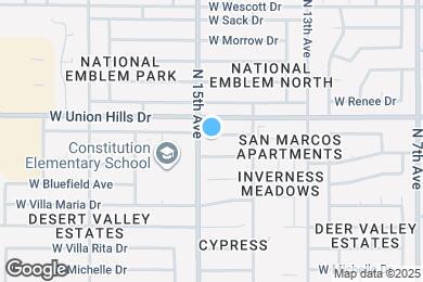 Map image of the property - 1411 W Villa Theresa Dr